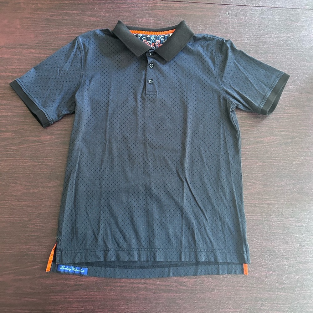 Robert Graham Black Polo Shirt